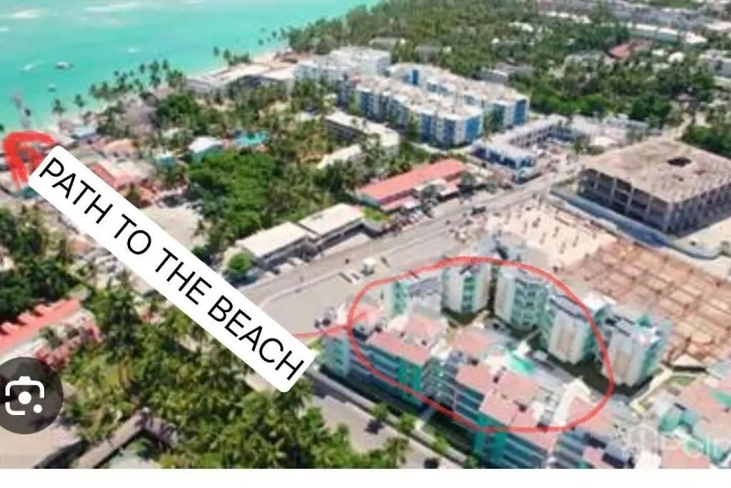 !!!New !!!Charming 2-2 Penthouse 2- 3 Min Walking To Bavaro Beach, El Cortecito- Solo A 2- 3 Min Caminando De La Playa 蓬塔卡纳