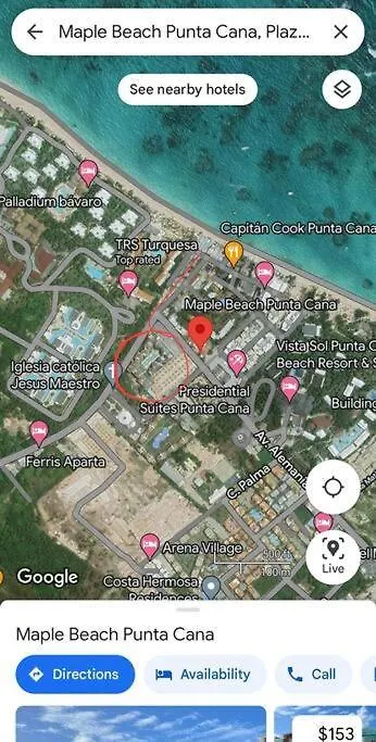 !!!New !!!Charming 2-2 Penthouse 2- 3 Min Walking To Bavaro Beach, El Cortecito- Solo A 2- 3 Min Caminando De La Playa 蓬塔卡纳 0*,
