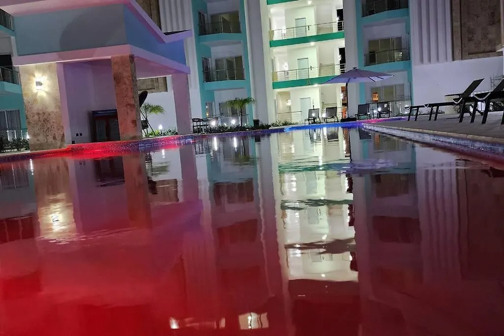 公寓 !!!New !!!Charming 2-2 Penthouse 2- 3 Min Walking To Bavaro Beach, El Cortecito- Solo A 2- 3 Min Caminando De La Playa 蓬塔卡纳 多米尼加共和国